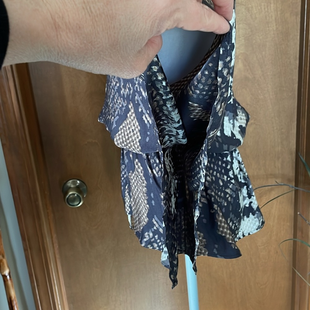 Python Print Batwing Blouse by Express - Picture 11 of 16